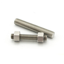 12 inch stainless steel metric fine coupling double end full threaded rod
